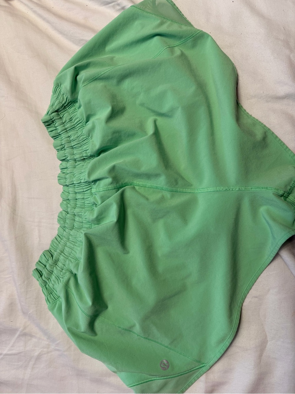 lululemon athletica lime green Women's Athletic Shorts